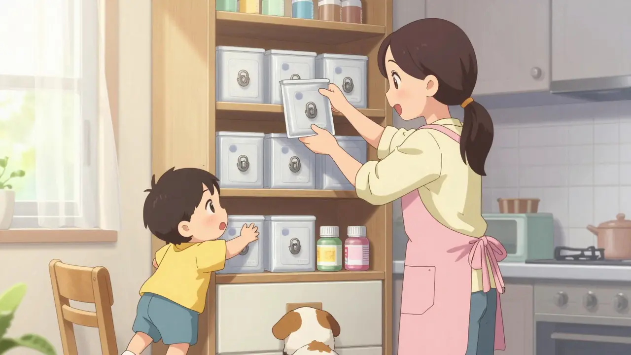 Keeping Medications Away from Children and Pets at Home: Safe Storage and Disposal Tips